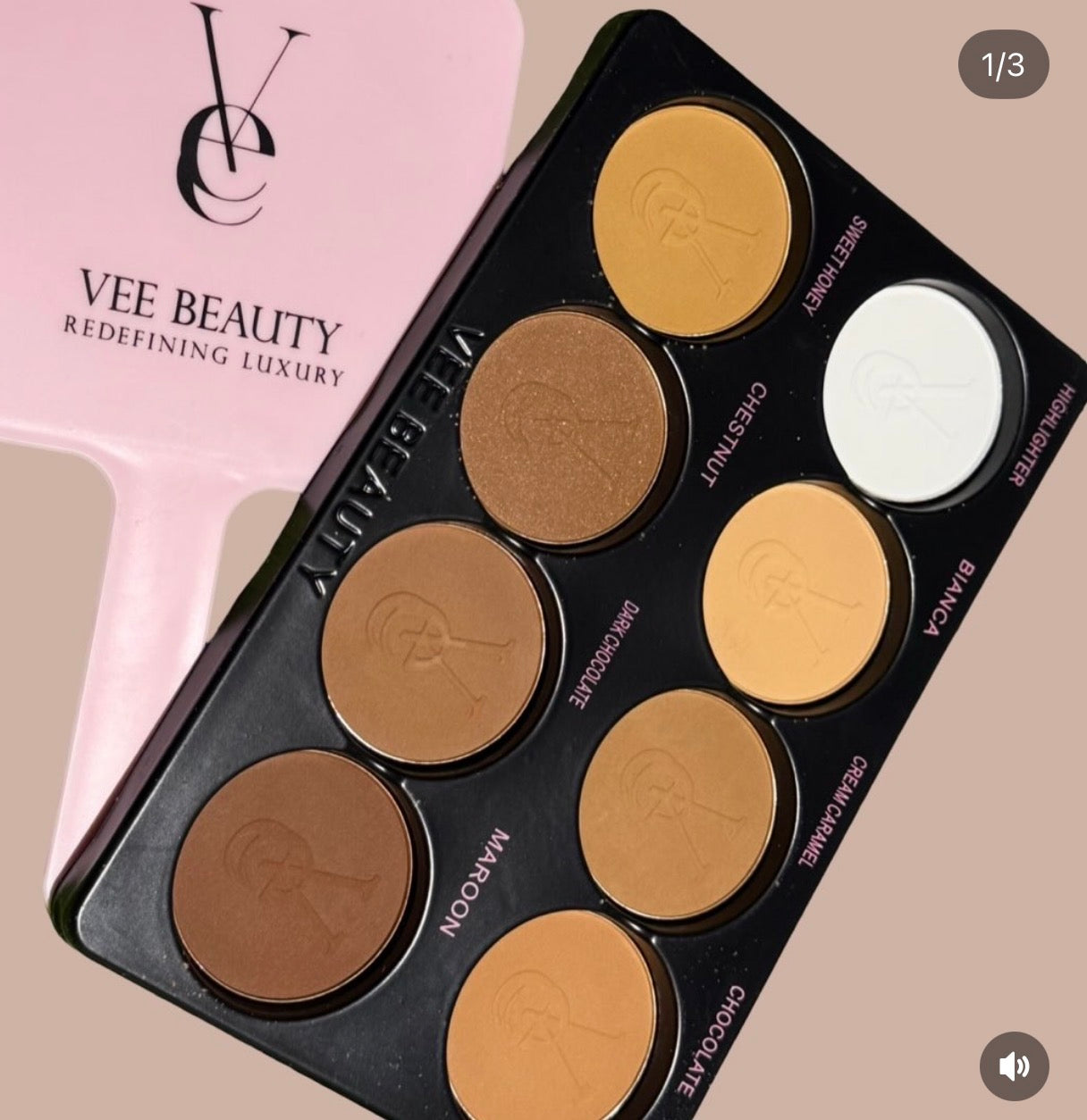Vee Beauty 8 in 1 powder palette