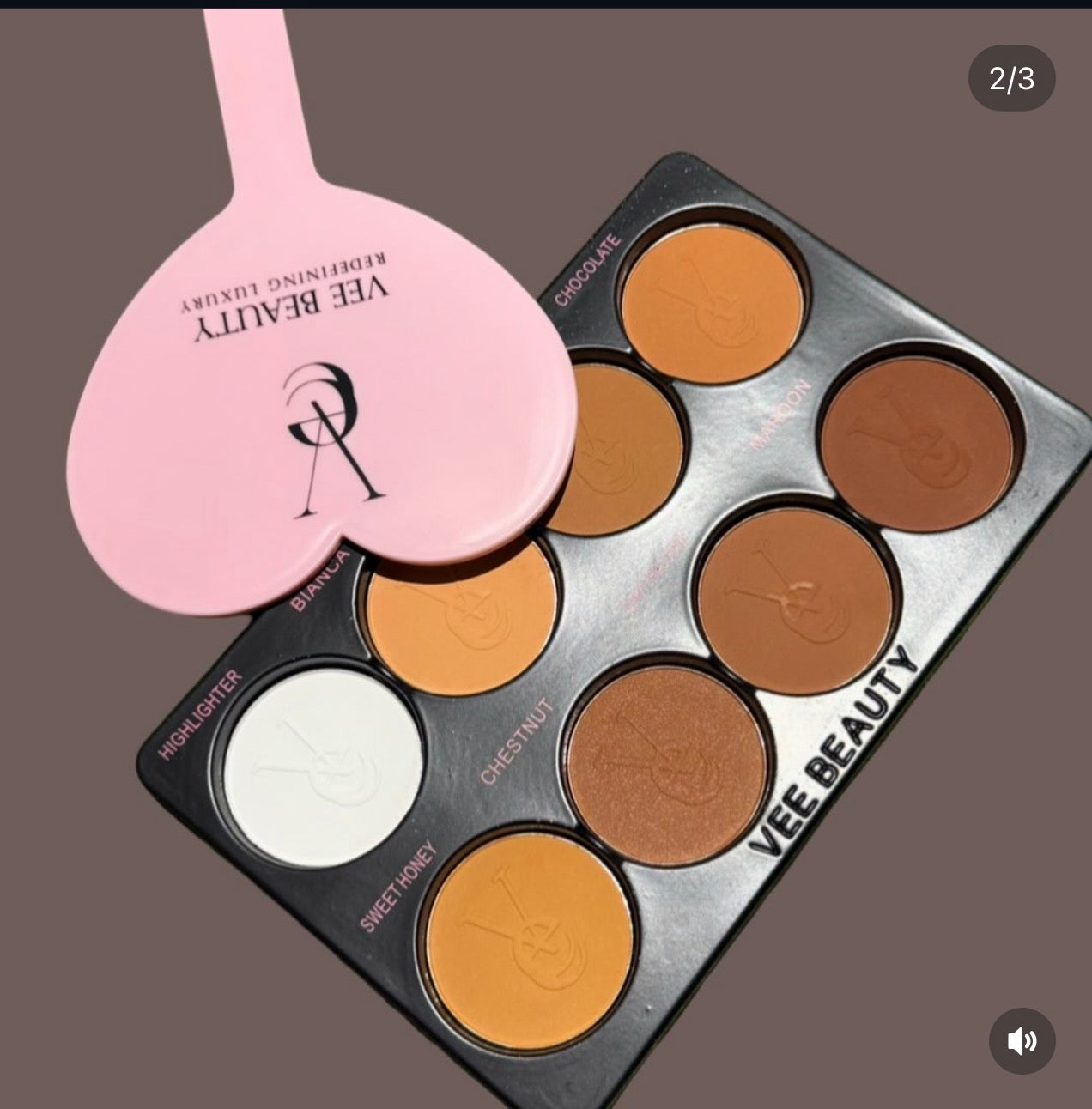 Vee Beauty 8 in 1 powder palette