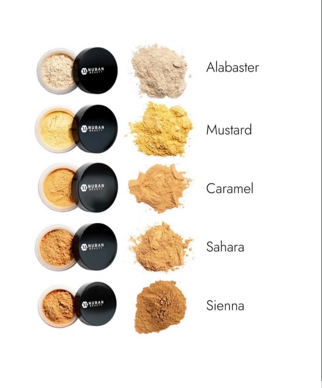 Nuban Beauty Oil Control setting powder
